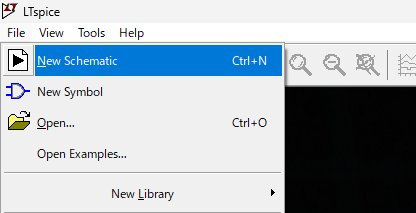 LTspice　新規作成
